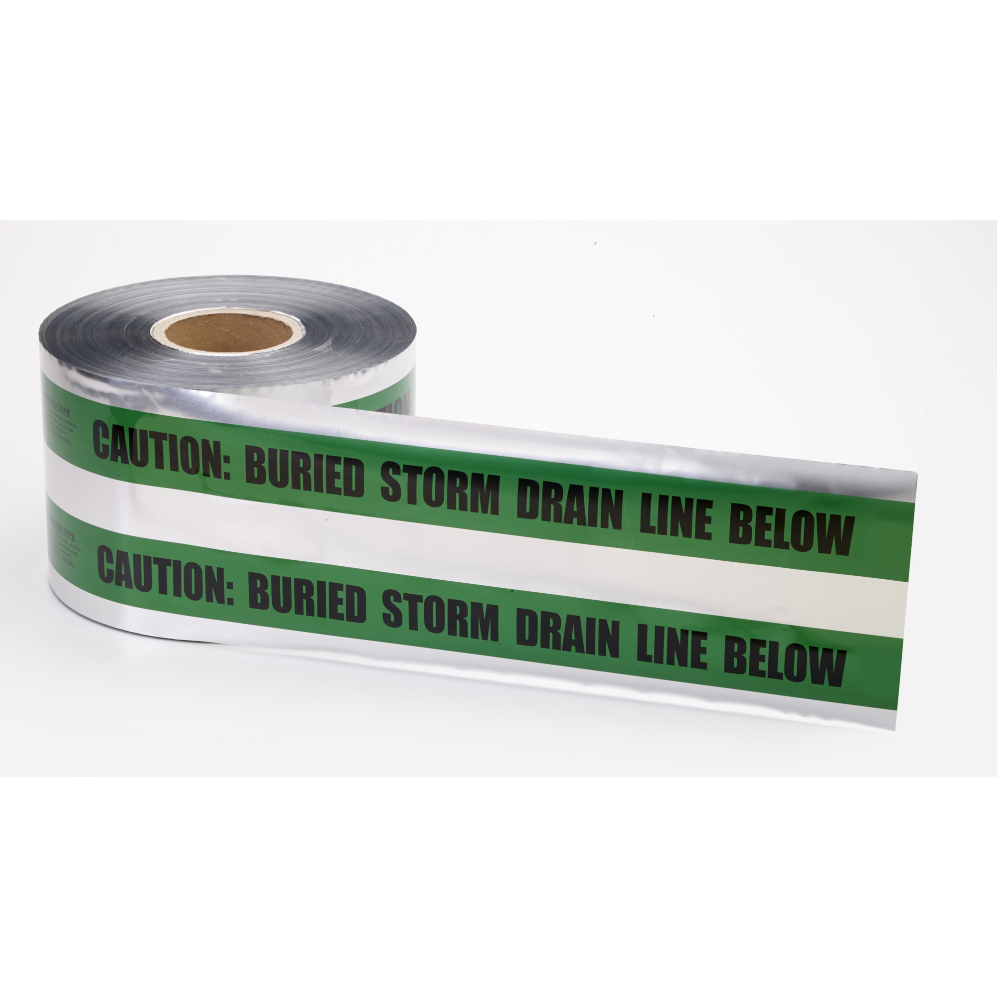 Mutual Industries 17774-32-6000 6" X 1000' Detect Storm Drain Grn